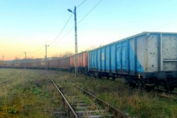 Convoi pe linia Fălticeni-Dolhasca. Sursa Mihai Tudosă