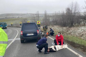 Intervenție accident Bunești