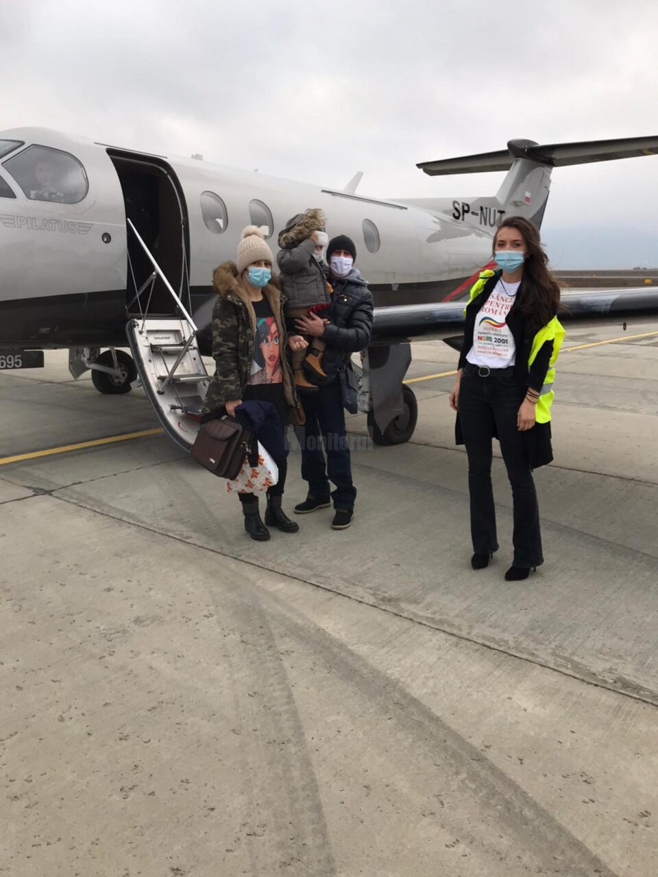 A pus la dispoziție aeronava personală pentru transportul unui copil bolnav în Turcia