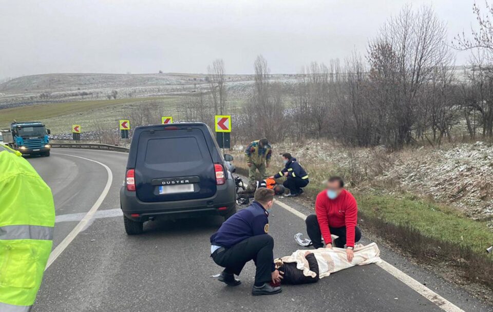 Accidentul în care a fost rănit bărbatul