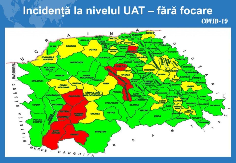 Harta incidenței fără focare