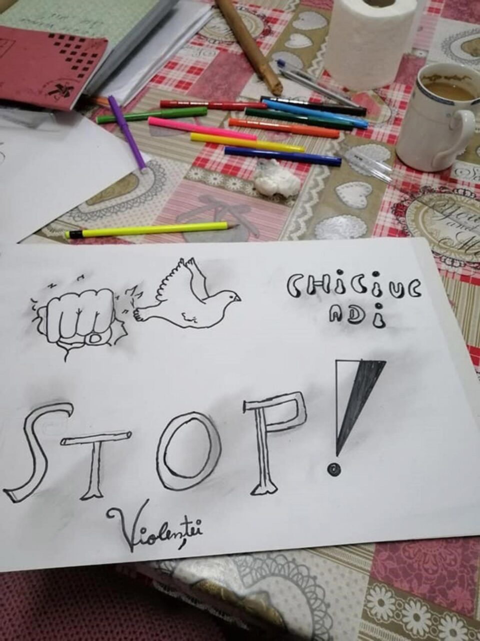 Concurs de desene și eseuri având ca temă prevenirea violenței și abuzurilor împotriva copiilor și tinerilor