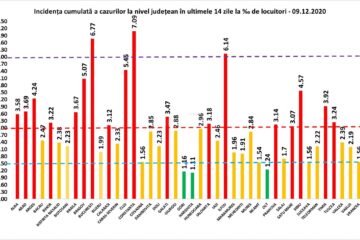 Incidența cazurilor