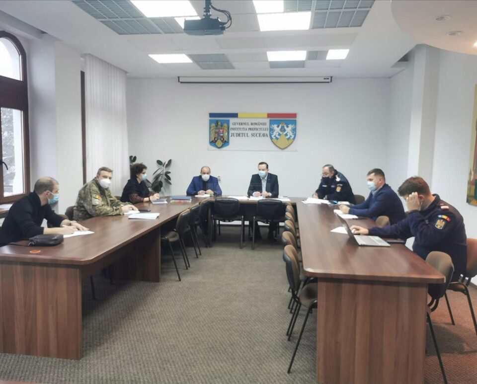 Ședința Comitetului Județean pentru Situații de Urgență Suceava Ședința Comitetului Județean pentru Situații de Urgență Suceava