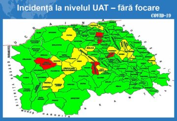 In județul Suceava sunt cinci localități în scenariul roșu