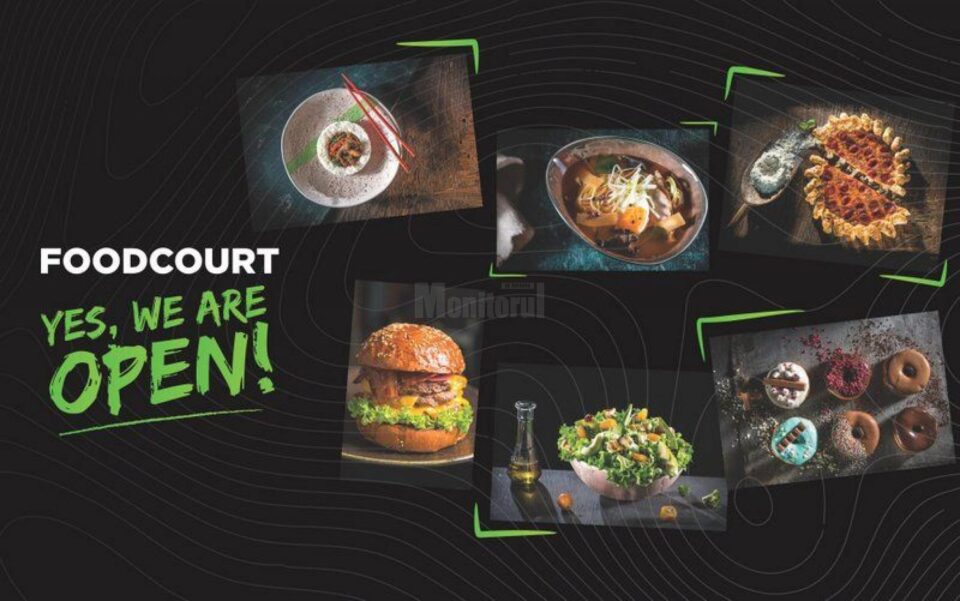 Zona de food court și cafenelele din Iulius Mall Suceava s-au redeschis