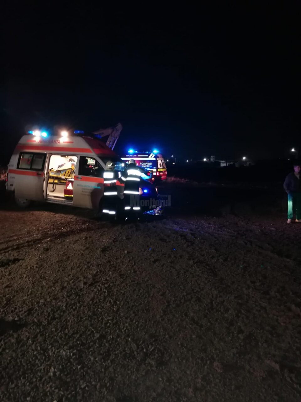 Doi muncitori, răniți de o explozie la conducta de gaze, la centura Rădăuți