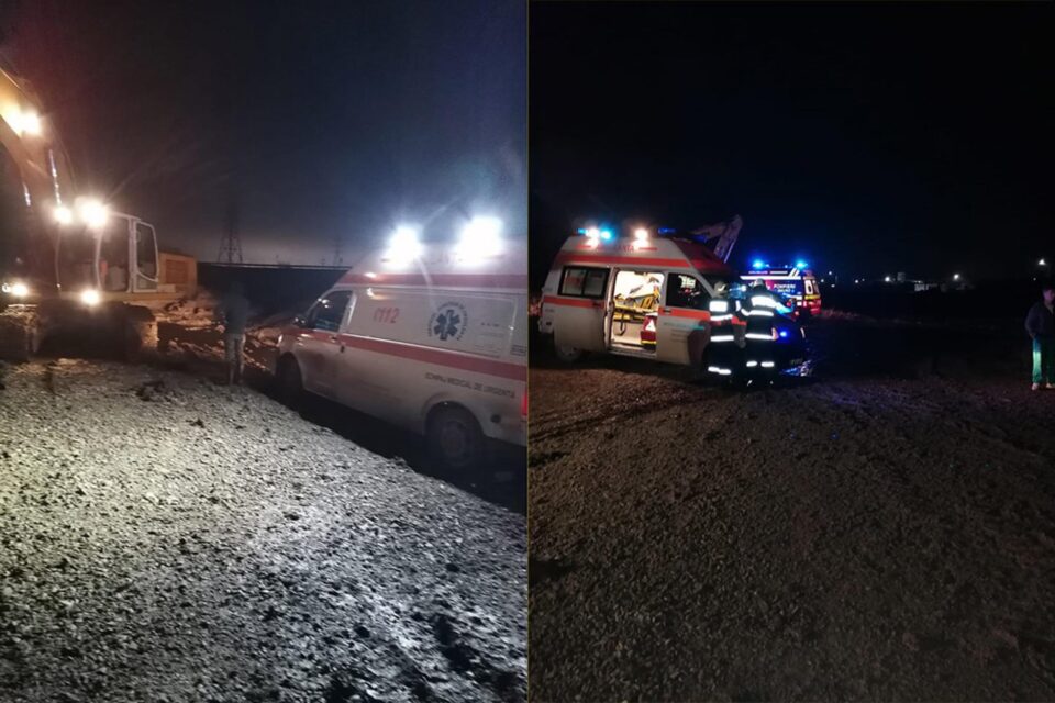 Doi muncitori, răniți de o explozie la conducta de gaze, la centura Rădăuți