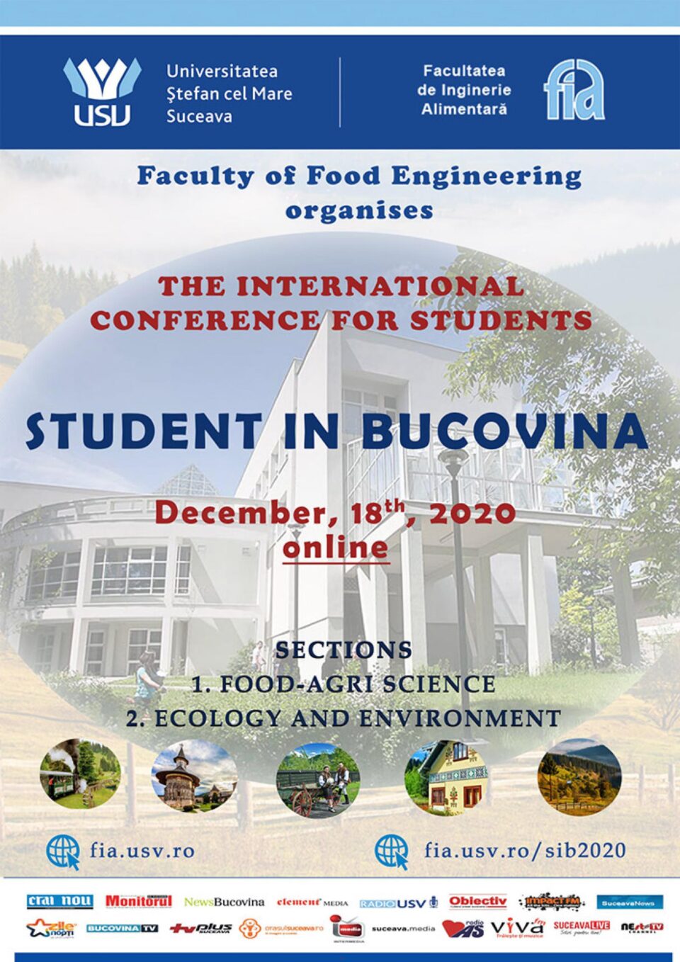 O nouă ediție a Conferinței Internaționale ”Student în Bucovina”, organizată vineri în cadrul USV