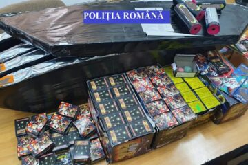 1.500 de kilograme de materiale pirotehnice, confiscate după percheziții și acțiuni flagrante