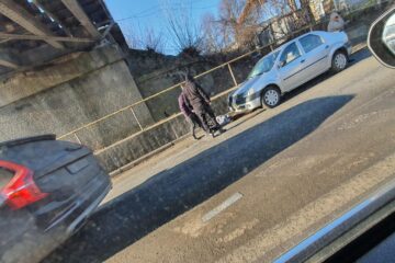 Bărbat accidentat mortal pe trecerea de pietoni, la pasarela Șcheia
