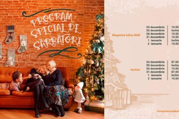 Program special de Crăciun și de Revelion, la Iulius Mall Suceava