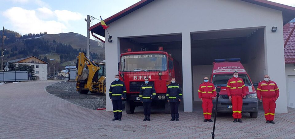 Un nou punct de lucru al pompierilor militari suceveni, deschis la Crucea
