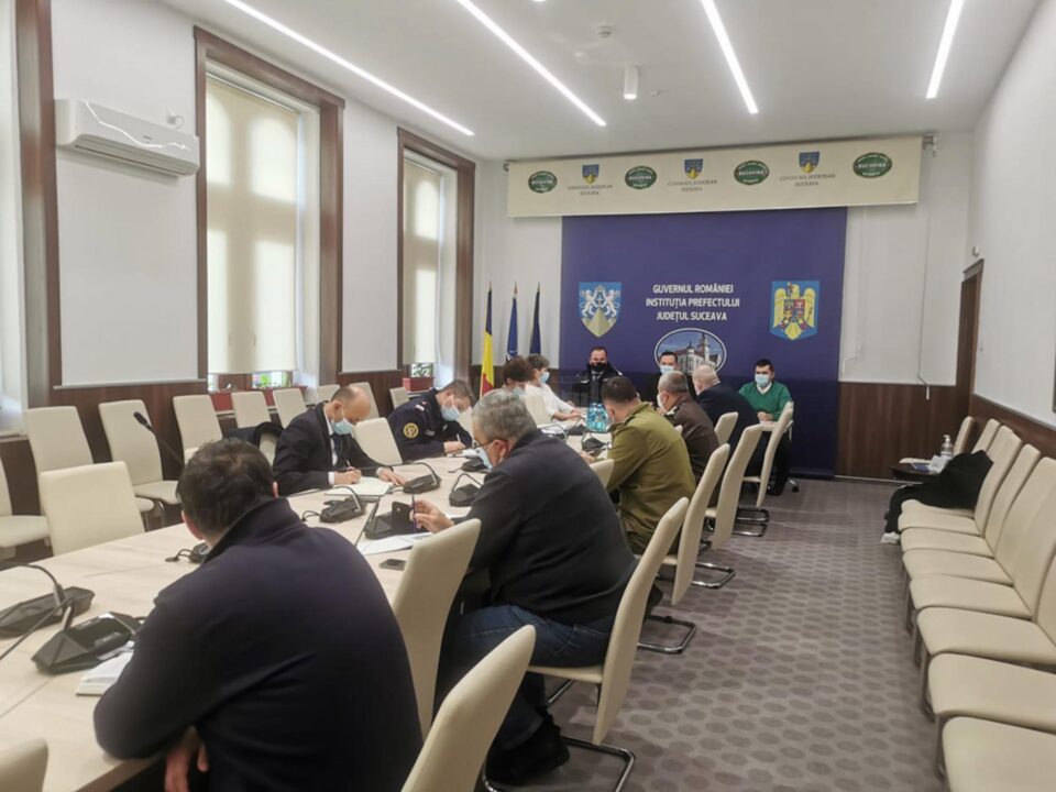 Ședința Comitetului Județean pentru Situații de Urgență Suceava