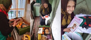 35 de bătrâni din Câmpulung au primit daruri în cadrul campaniei „Bunicii nu sunt singuri de Crăciun”