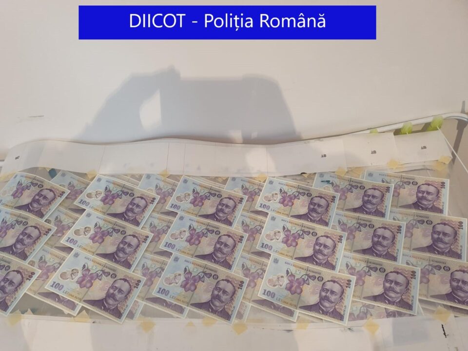 Bancnotele false erau de 100 de lei