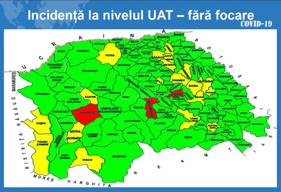 Incidenta Covid 19 judetul Suceava 2 ianuarie
