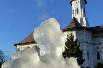 Cruce de gheata de Boboteaza la Biserica Sf. Gheorghe din Bosanci
