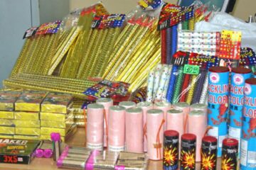 Aproape 4.000 de petarde și artificii confiscate de polițiști în ajunul Anului Nou