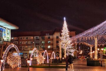 Iluminat festiv în municipiul Suceava, până pe 18 ianuarie