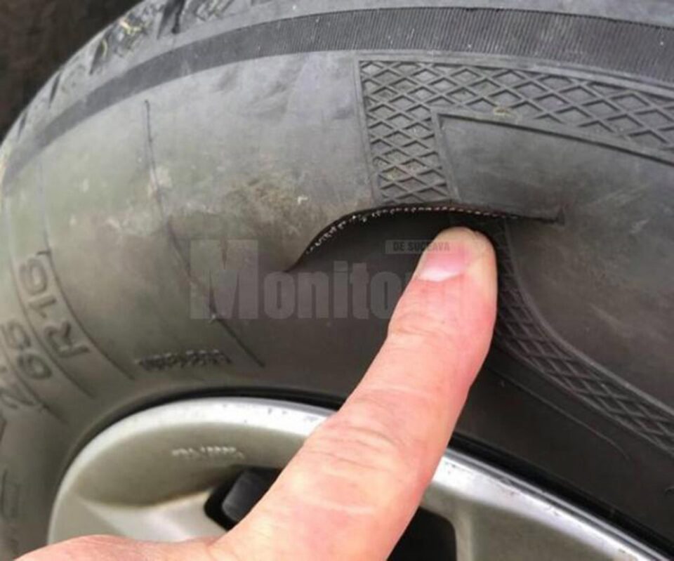 Reținut pentru că a tăiat anvelopele mai multor autoturisme