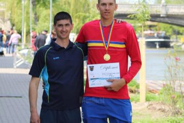 Antrenorul Ioan Despa alături de vicecampionul european Florin Arteni- Fîntînariu