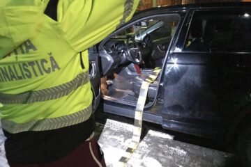 Mașina cu care a fugit tânărul