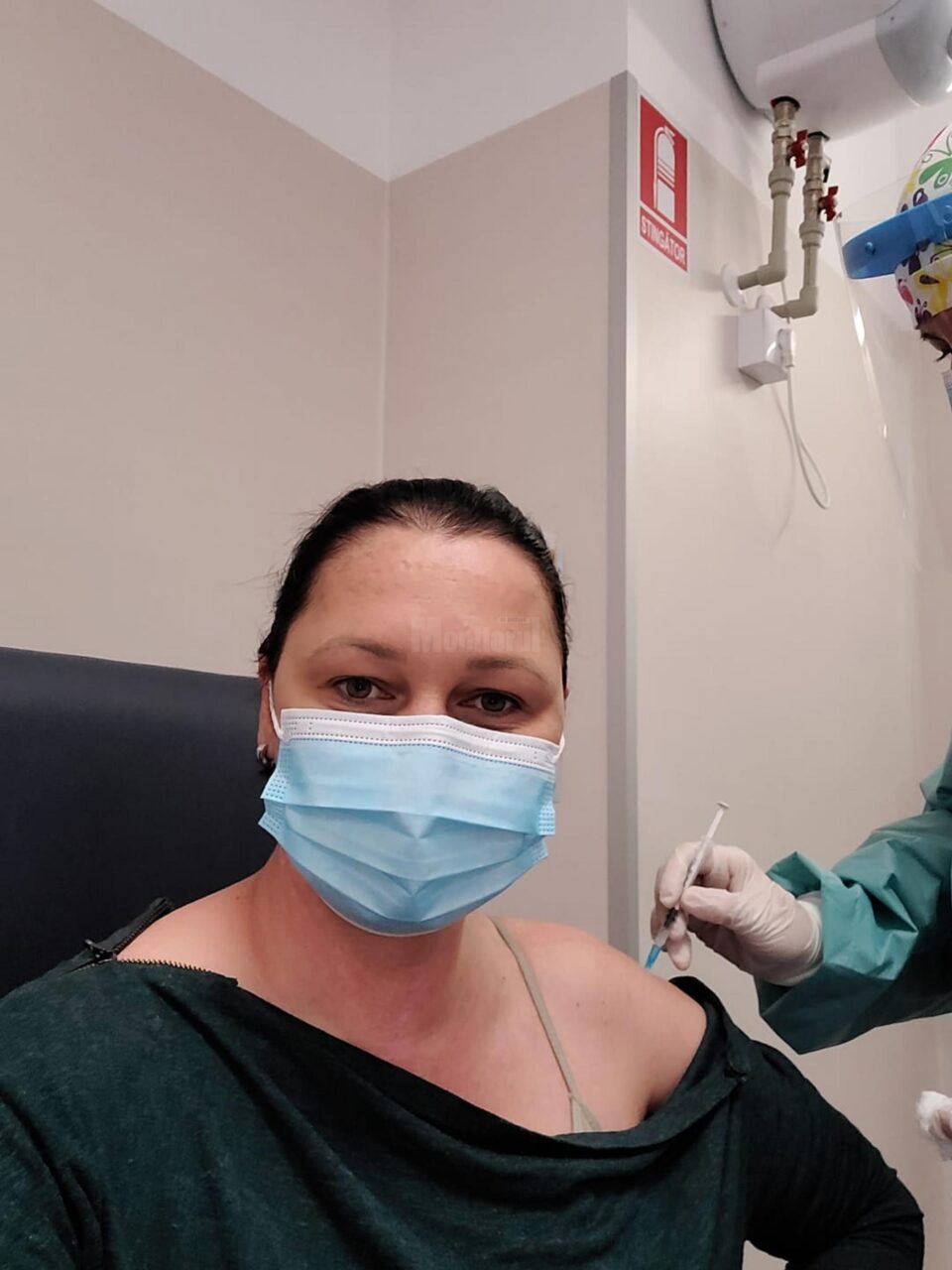 Printre cei vaccinați miercuri este și Diana Peptănuș Marin Printre cei vaccinați miercuri este și Diana Peptănuș Marin