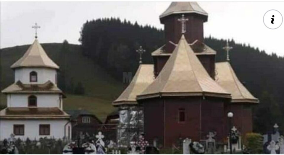 Biserica Sf. Arh. Mihail și Gavril, distrusă în incendiul de miercuri seara