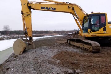 Utilaj descoperit în zona excavărilor de reprezentanți ai organismelor aflate în control