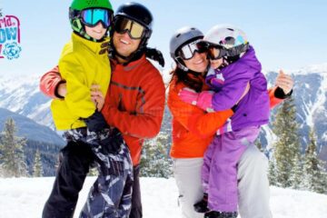 Lecții gratuite de schi și snowboard pentru copii și parada mascotelor pe schiuri, pe pârtia Parc din Vatra Dornei