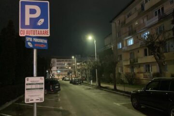 Locurile de parcare de pe Aleea Anastasie Crimca au devenit cu plată din data de 16 ianuarie 2021