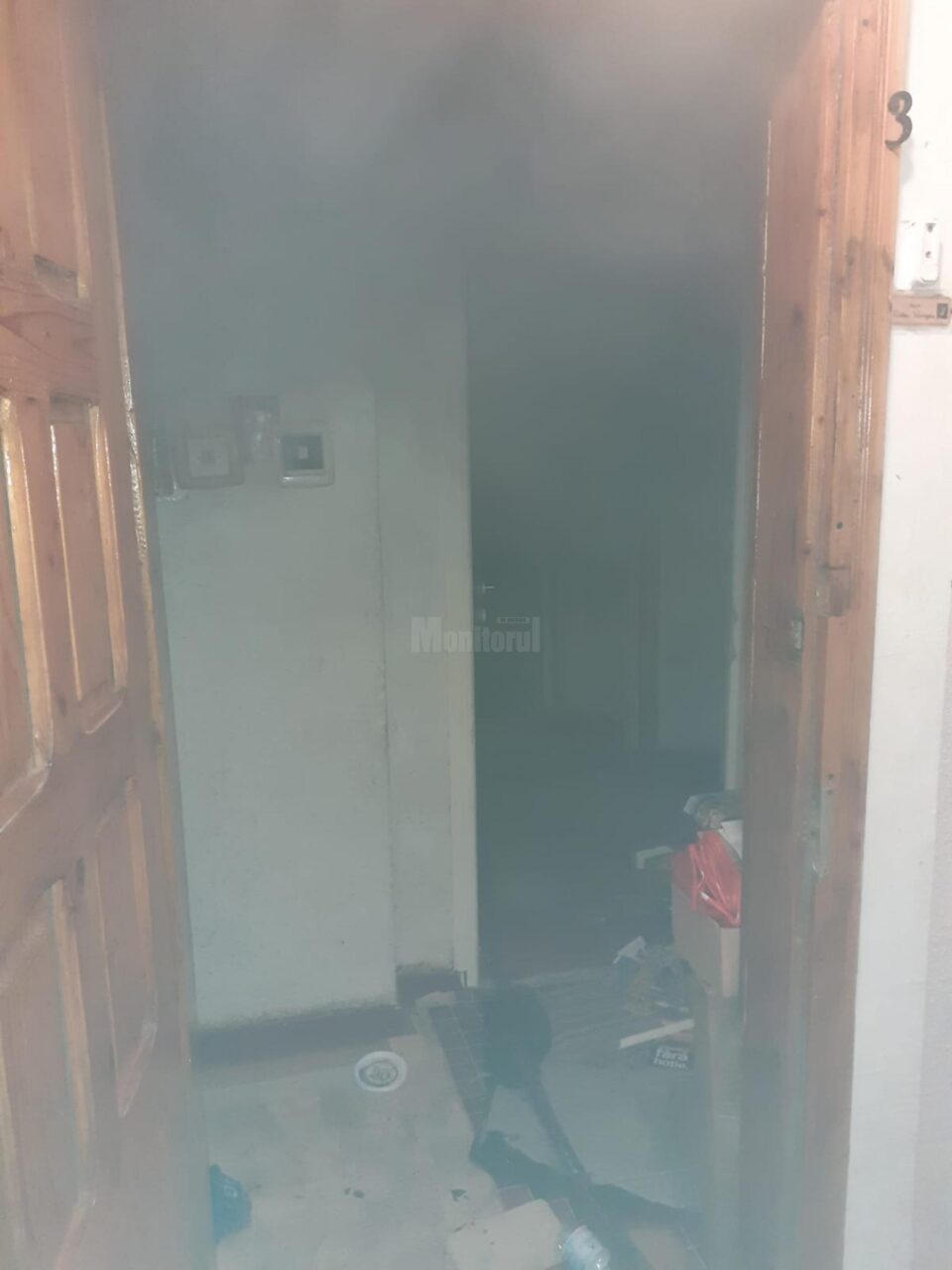 Degajarea de fum a produs probleme