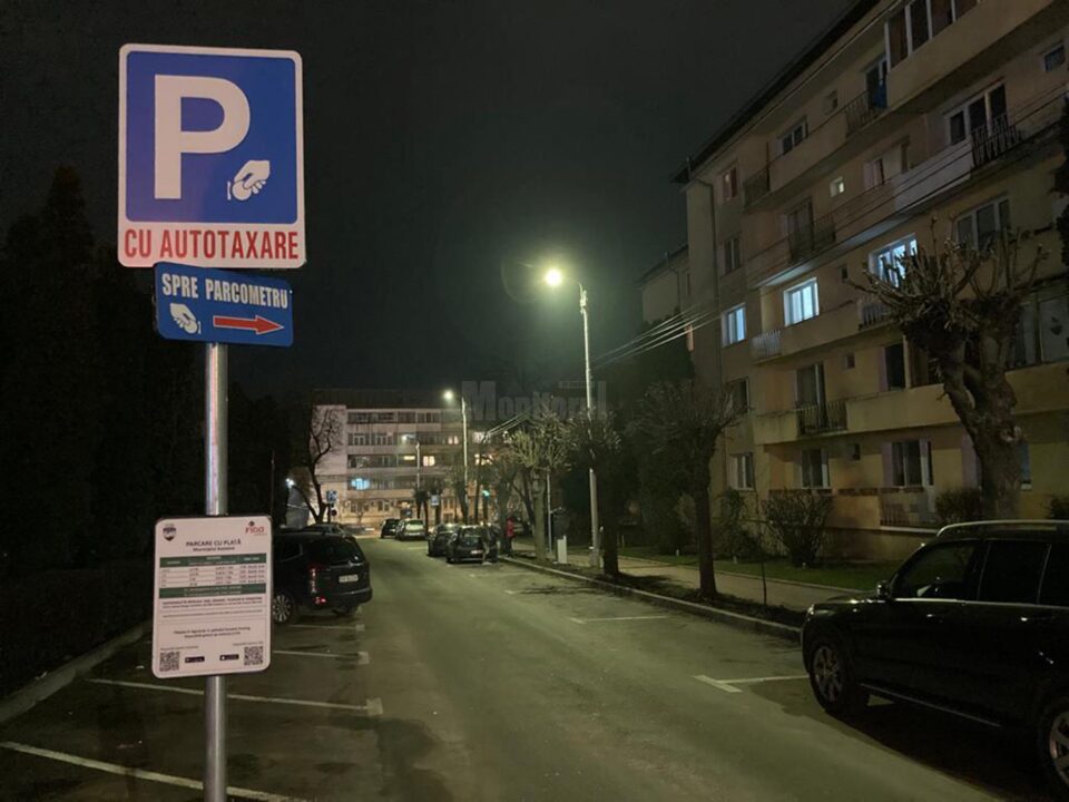 Locurile de parcare de pe Aleea Anastasie Crimca au devenit cu plată, din data de 16 ianuarie 2021