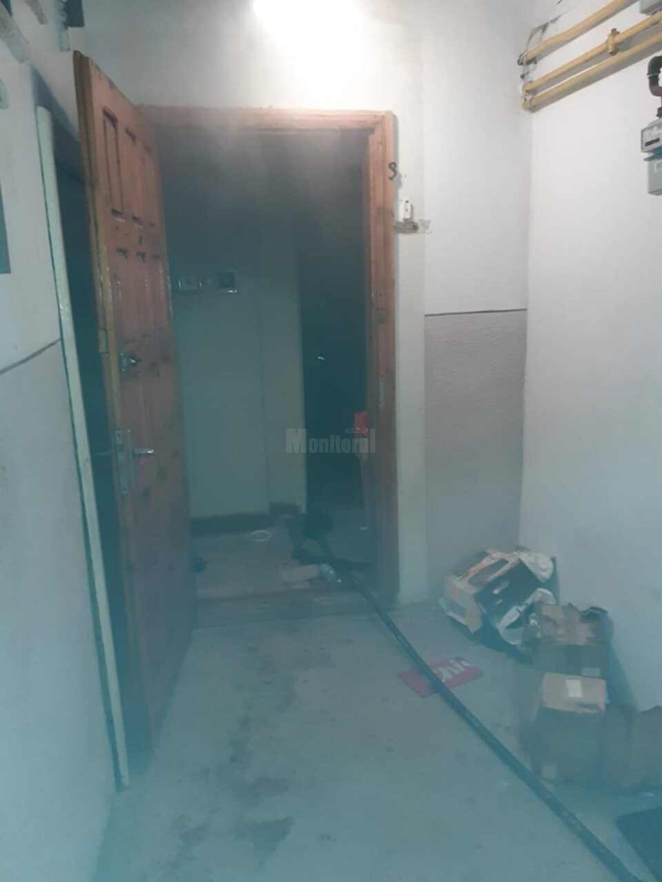 Pompierii au lichidat repede incendiul