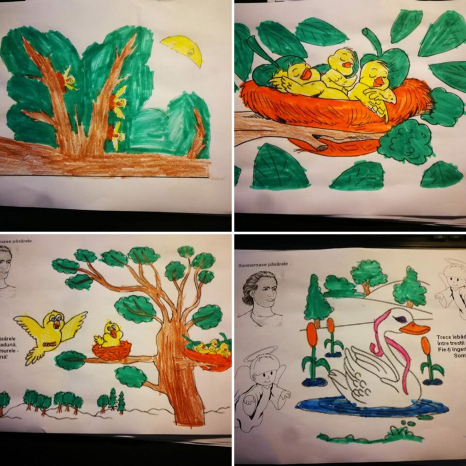 „Dor de Eminescu”, proiect online la Școala Gimnazială Nr. 4 Suceava