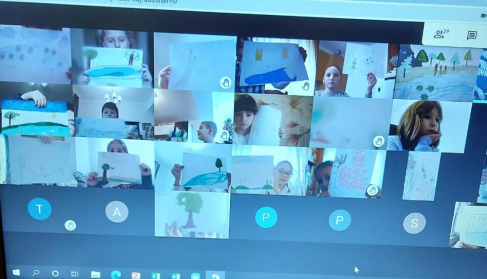 „Dor de Eminescu”, proiect online la Școala Gimnazială Nr. 4 Suceava