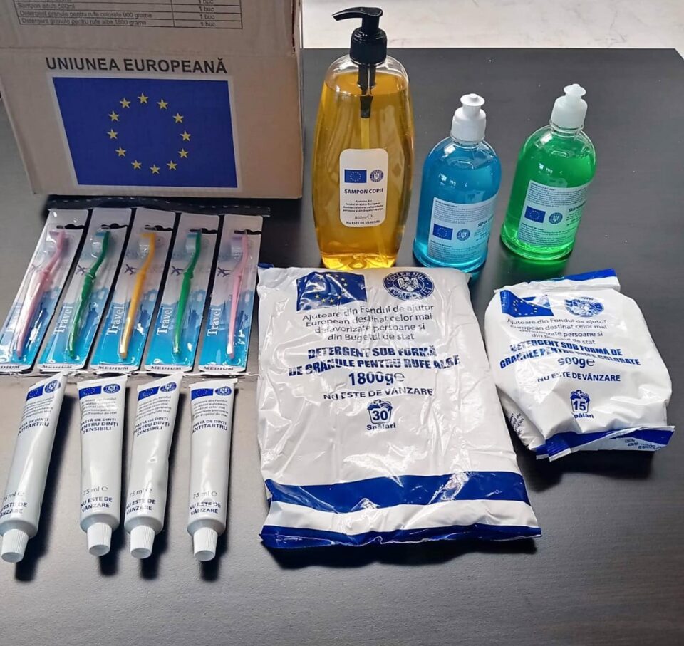 Aproape o mie de pachete cu produse de igienă personală vor fi distribuite în municipiul Suceava