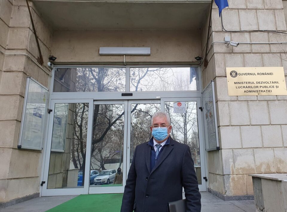 Primarul Ion Lungu la Ministerul Lucrărilor Publice, Dezvoltării și Administrației