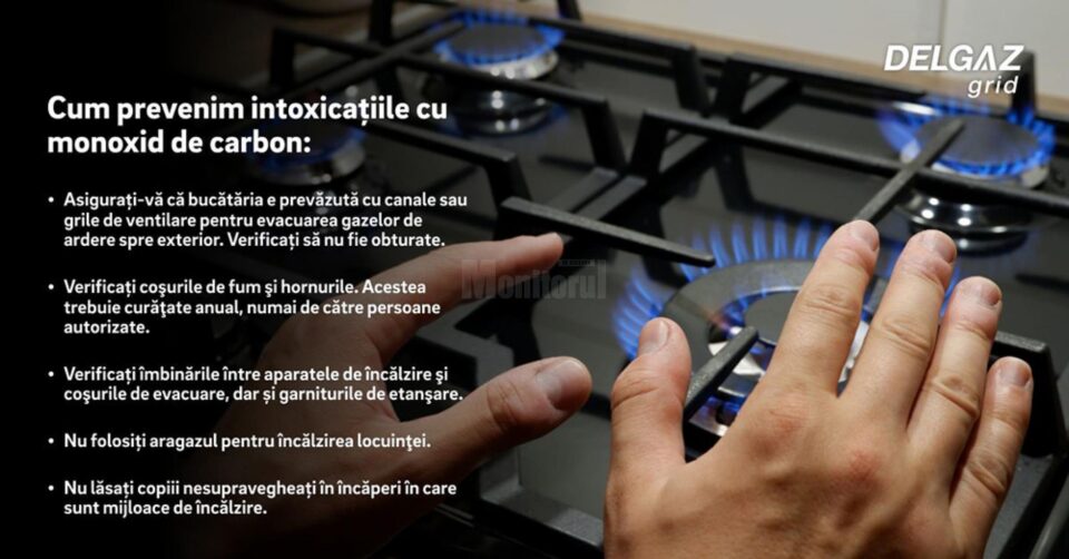 Reguli de siguranță pentru a evita intoxicațiile cu monoxid de carbon