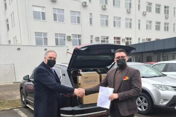 Trei concentratoare de oxigen au fost donate Spitalului Municipal Rădăuți