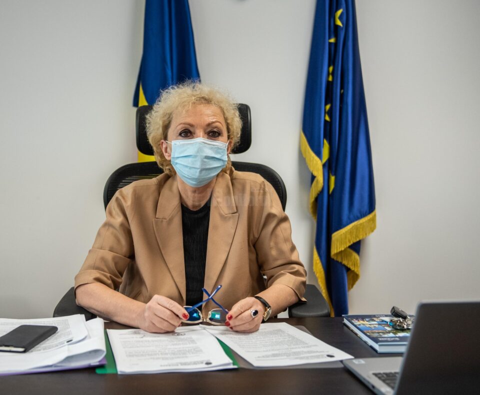 Viceprimarul Teodora Munteanu