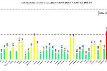 Incidența cazurilor