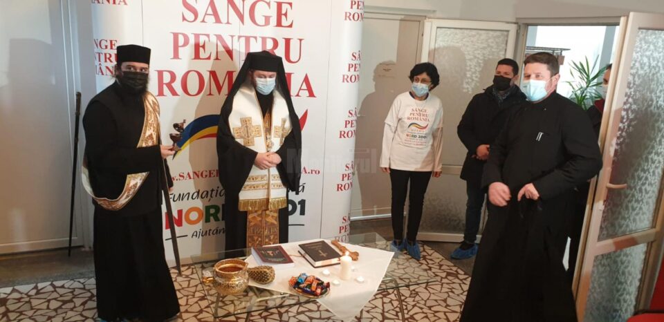 Slujba de sfințire a Centrului de Transfuzii Suceava