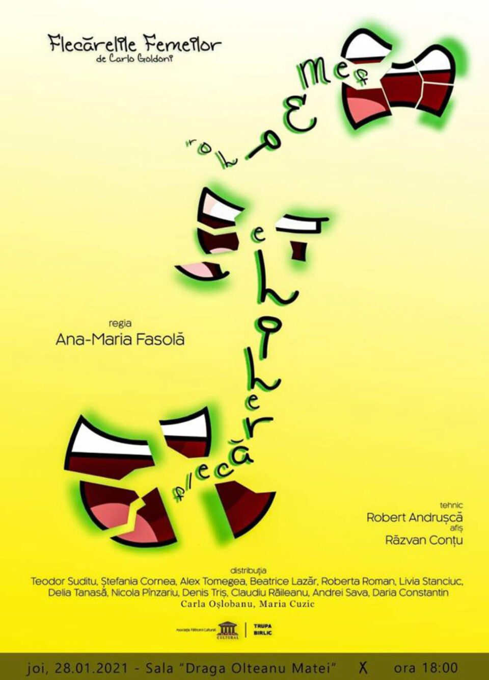 Teatrul Birlic prezintă spectacolul „Flecărelile femeilor”