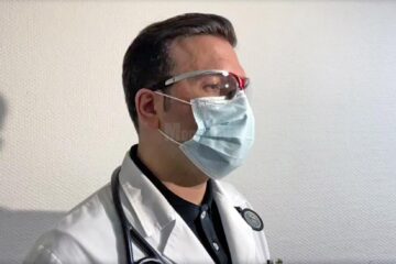 Dr. Andrei Manta, coordonatorul centrului de vaccinare Rădăuți