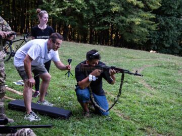 Am jucat airsoft în pădure la Ipotești