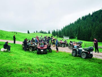 Cu ATV-urile pe Rarău