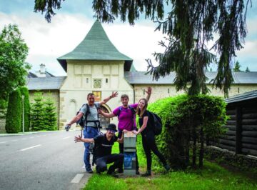 Prima borna a traseului