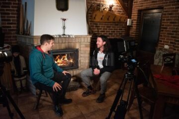 Sergiu, omul de zăpadă